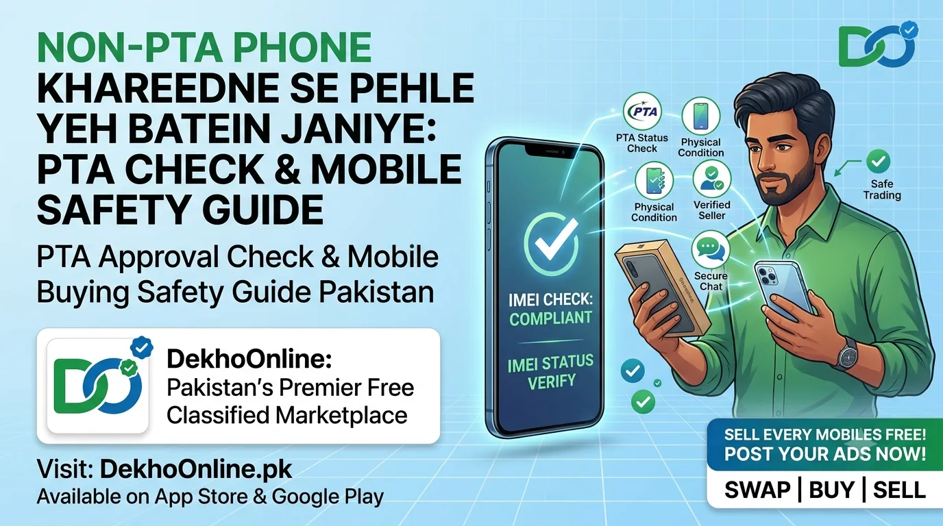 Non-PTA Phone Khareedne Se Pehle Yeh Batein Janiye: PTA Approval Check & Mobile Safety Guide
