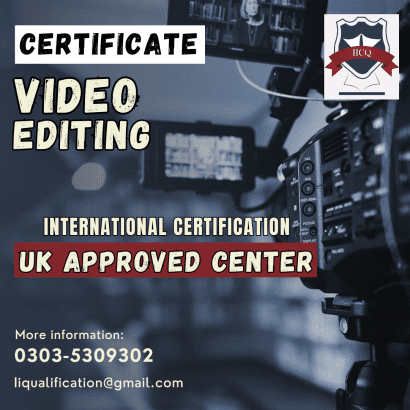PROFESSIONAL VIDEO EDITING COURSE IN LAHORE