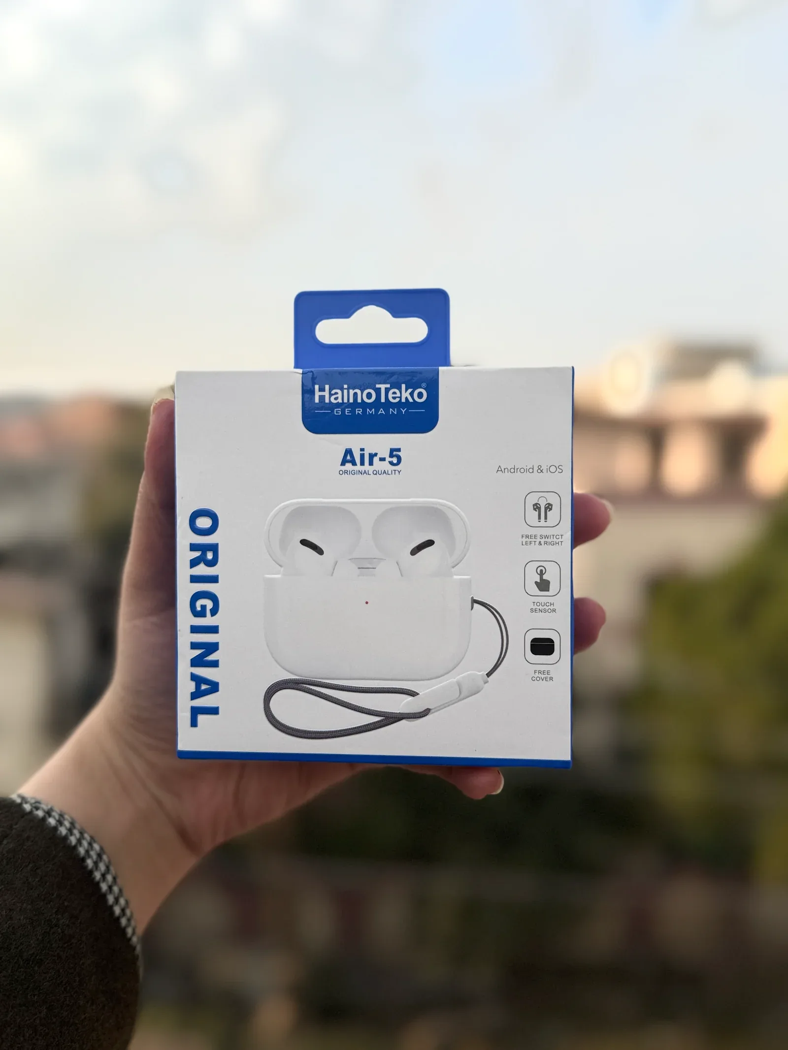 HainoTeko Air-5 Original Quality Wireless Earbuds with Touch Sensor
