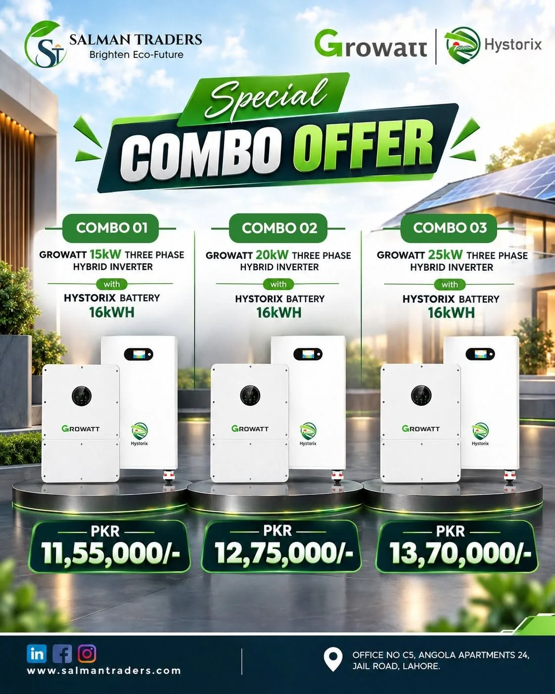 Growatt Ă Hystorix Premium Combo Offer