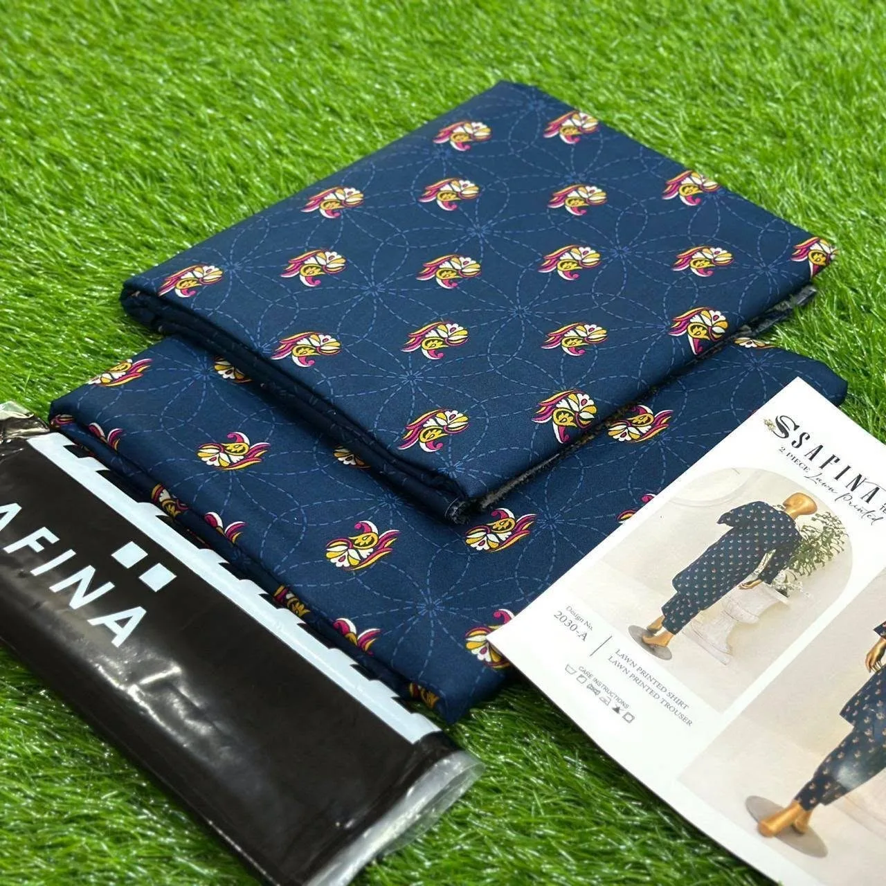 SAFINA Lawn 2 Piece Collection 2026 | Original Printed Lawn Shirt & Trouser
