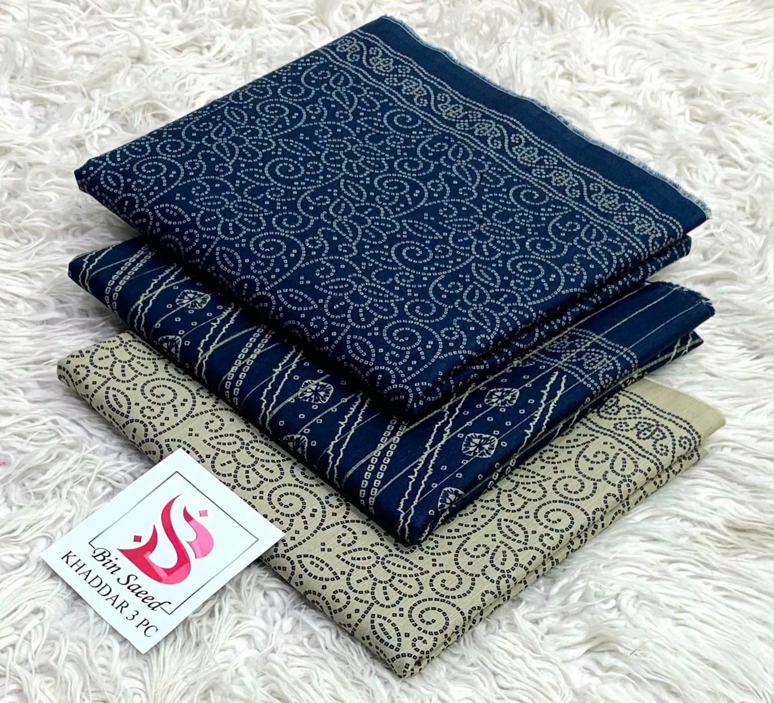 ๐ Sunrise Shades โ Bin Saeed Khaddar Collection 2026 โจ 100% Original | Complete 8 Meter Cutting