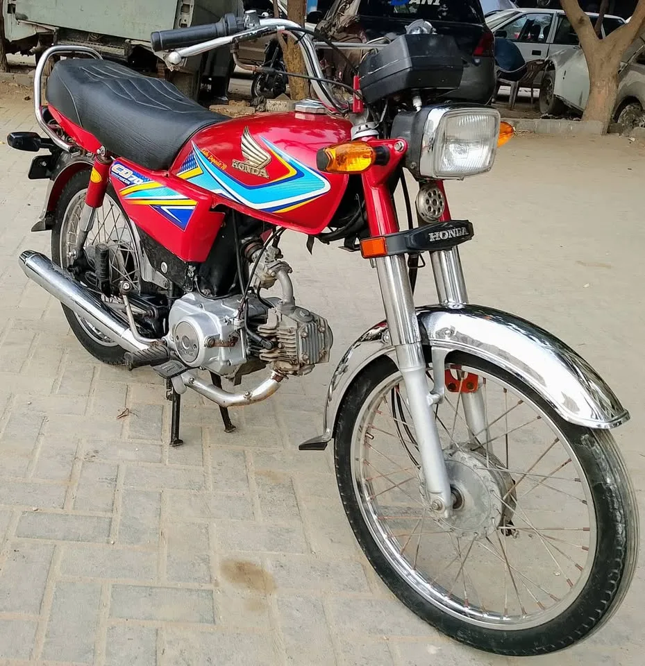 🏍️ Honda Cd 70 2019 – Red | Karachi Number 🔥