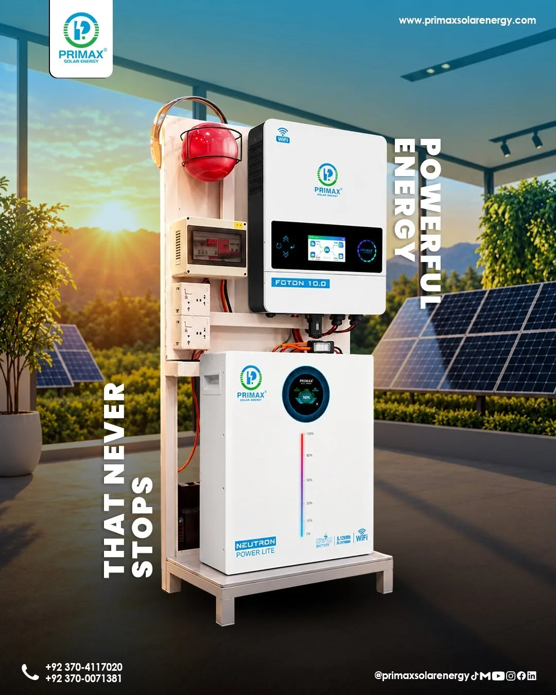 Primax Foton 10.0 Hybrid Solar System β‘βοΈ Powerful. Reliable. Built To Never Stop.