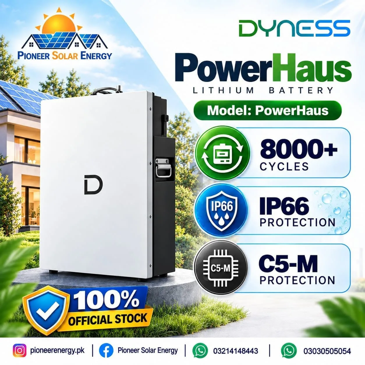 Dyness PowerHaus 5.12kWh Lithium Battery 🔋⚡