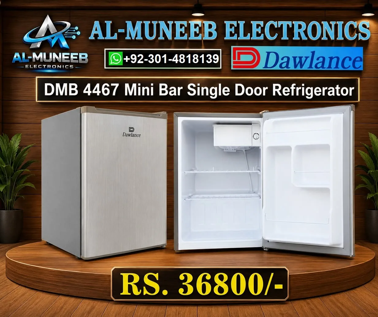 ❄️✨ Dawlance DMB 4467 Mini Bar Single Door Refrigerator ✨❄️