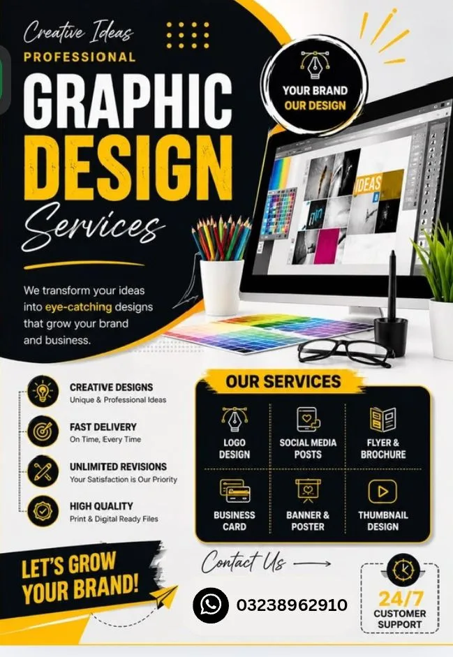 Professional Graphic Design Services | Let's Grow Your Brand