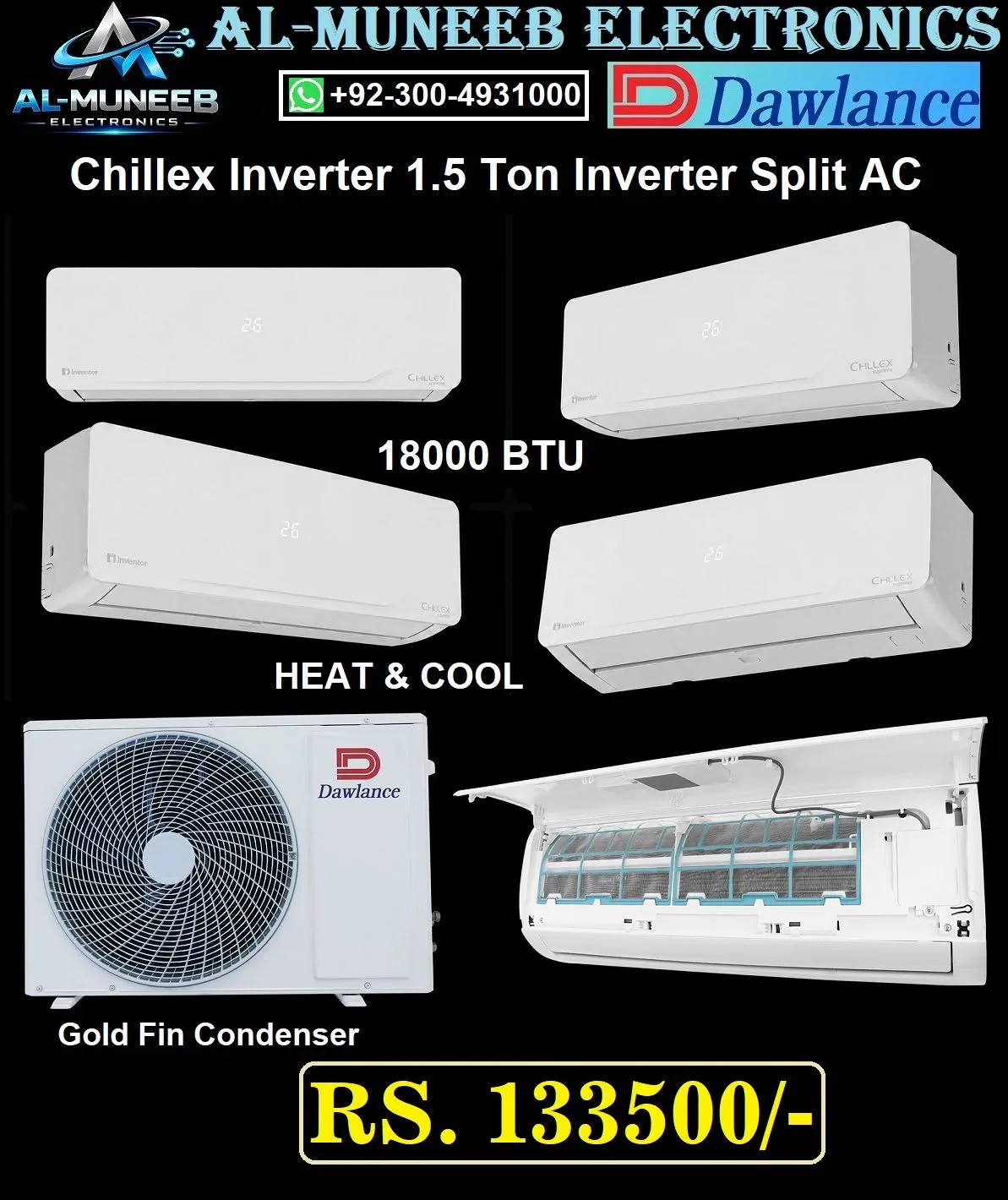 βοΈ Dawlance Chillex Inverter AC | 1.5 Ton | Heat & Cool | Special Offer