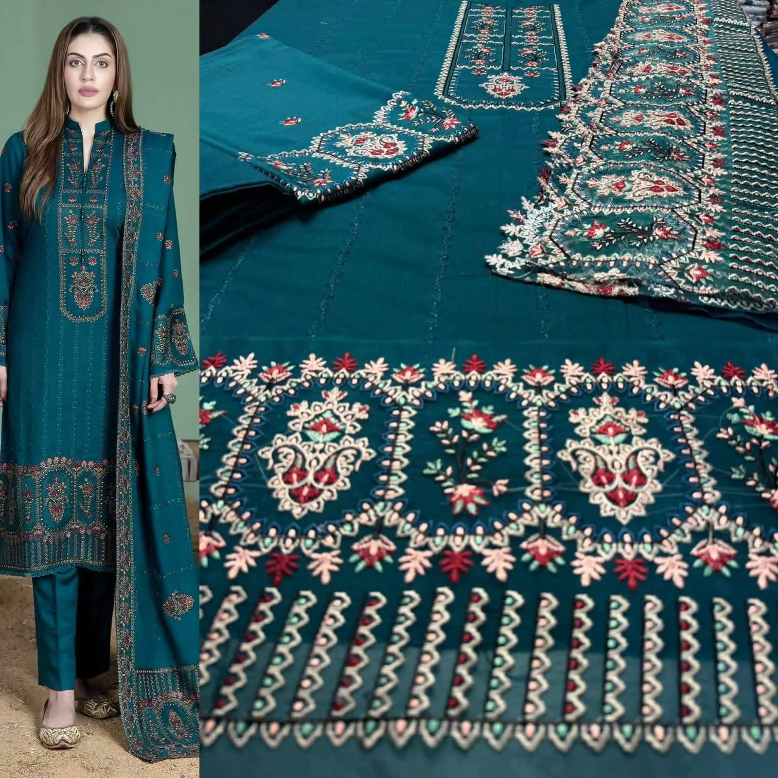 Mix 3 Piece Summer Casual Collection | Airjet Lawn | Embroidered Suit | Free Delivery