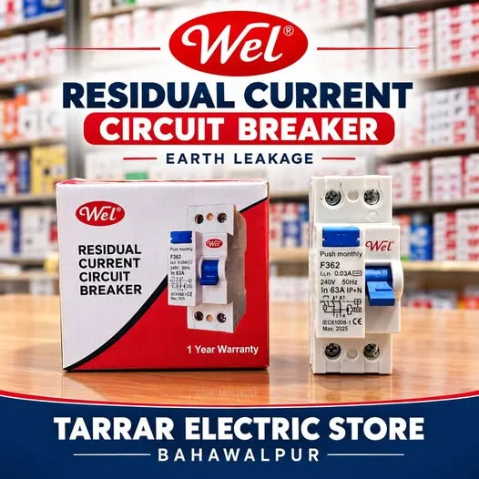 Wel Residual Current Circuit Breaker ⚡