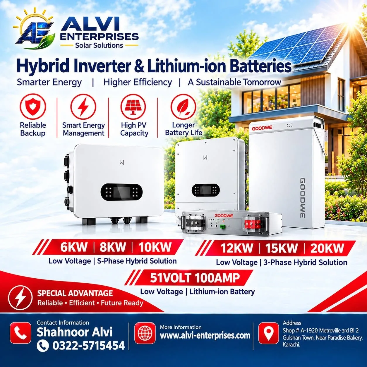 GoodWe Hybrid Inverters & Lithium-Ion Batteries ☀️🔋