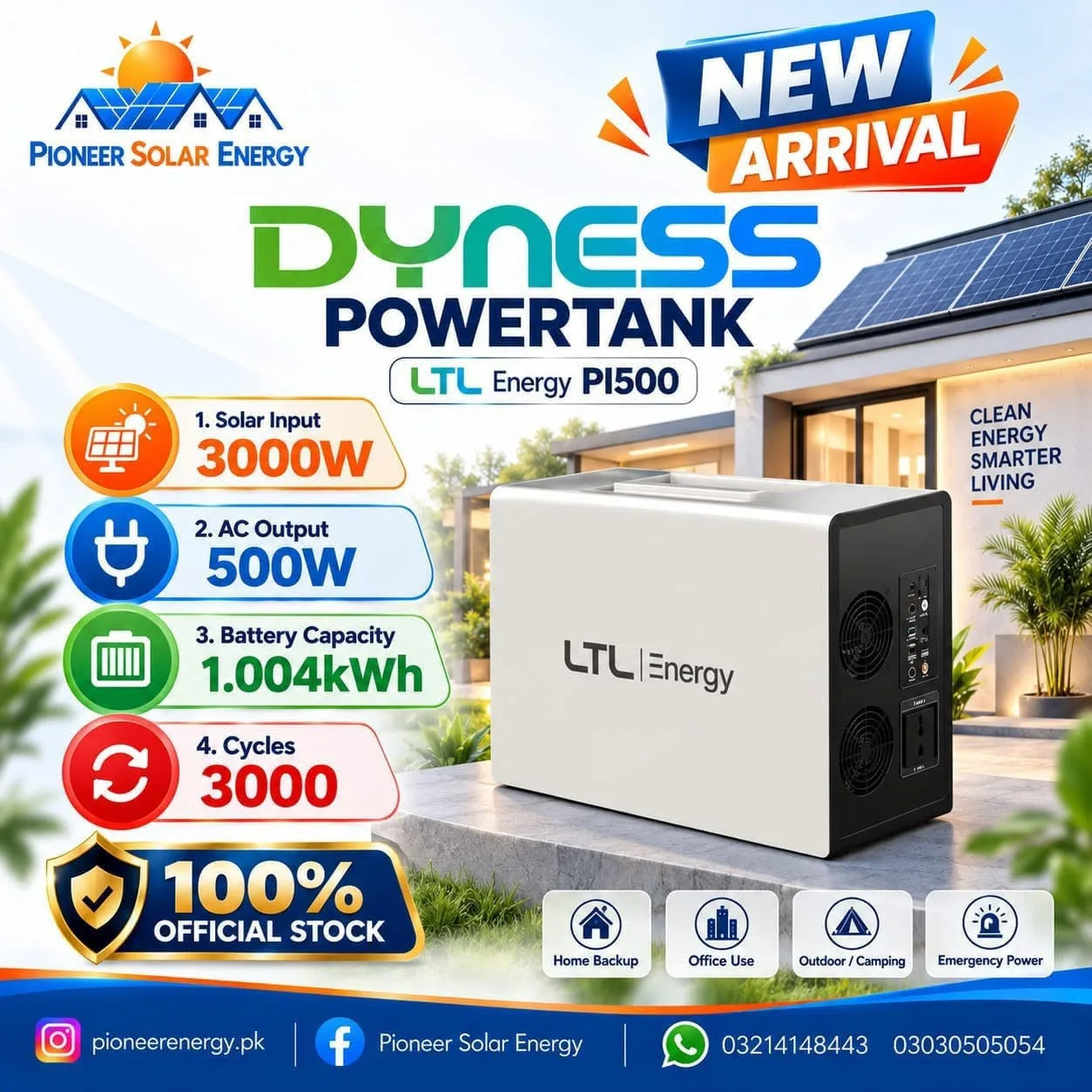 Dyness Powertank LTL πβ‘ All-In-One Portable Energy Storage Solution