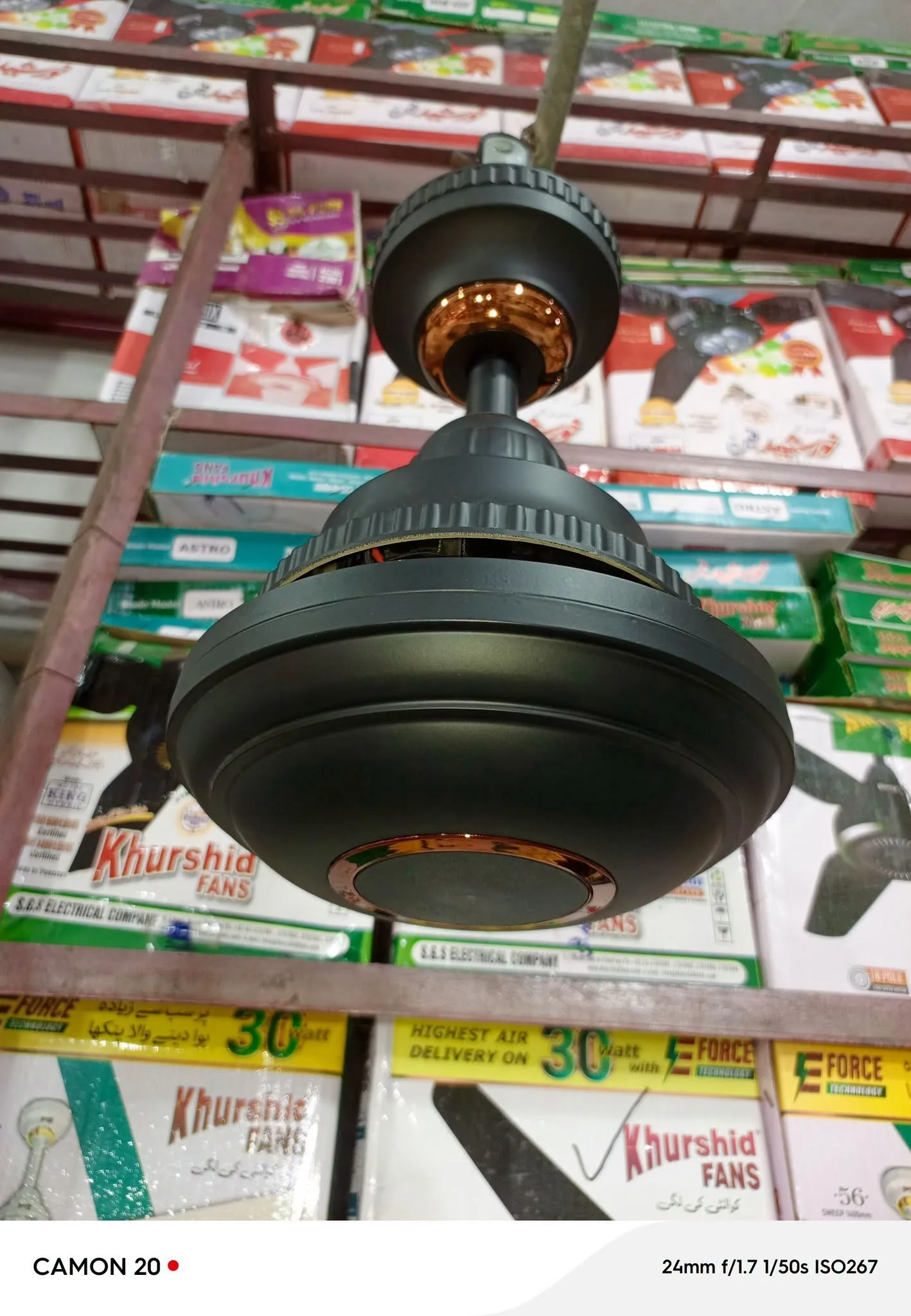 Khursheed Fan Opal Model 36-Inch AC/DC Ceiling Fan
