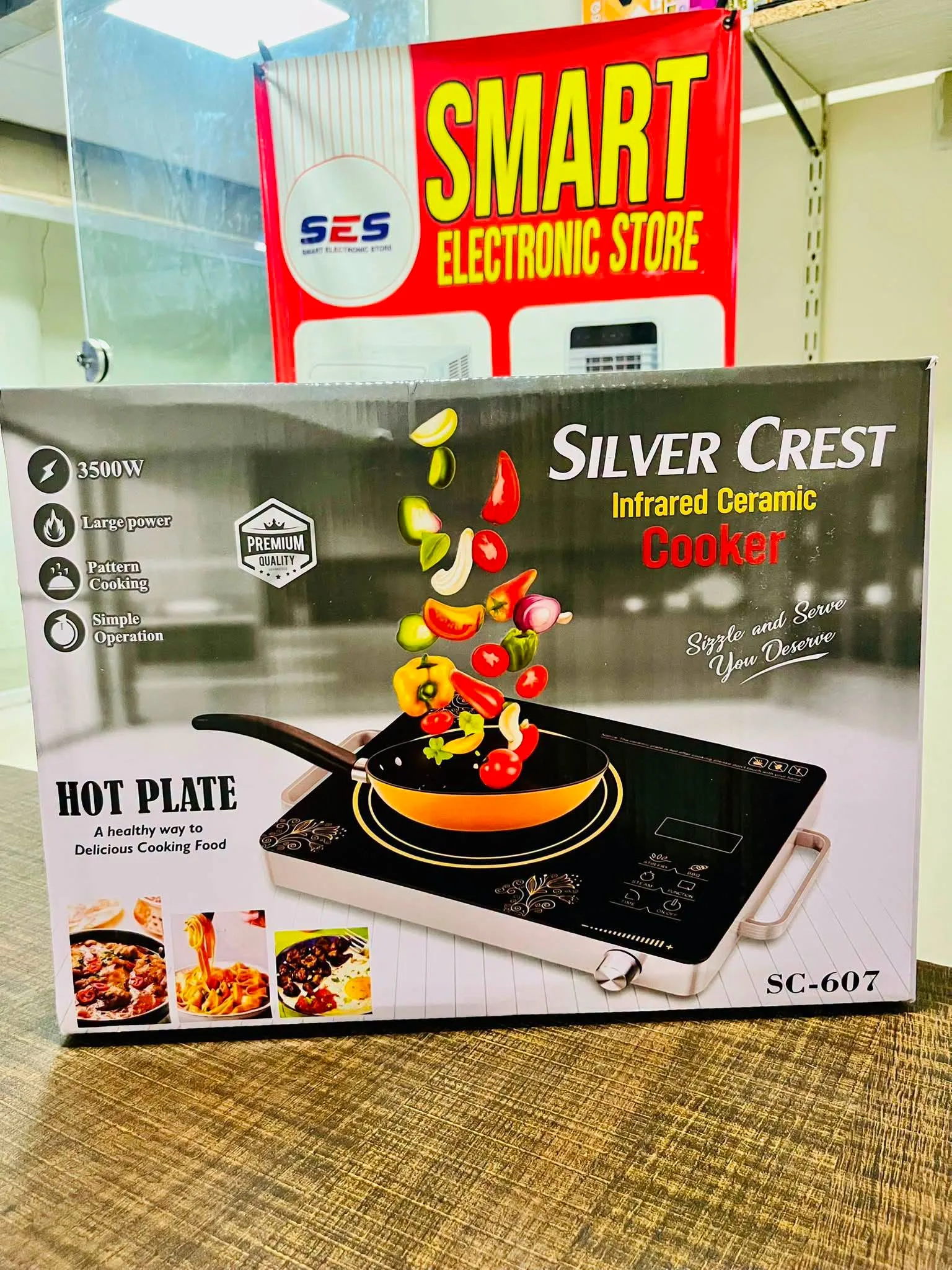 π₯ Silver Crest Infrared Ceramic Hot Plate β 3500W π₯