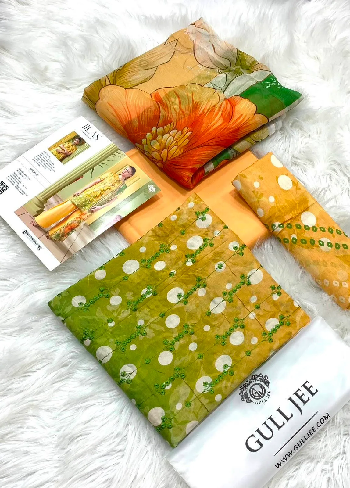 šø IILAS VOL. 01 ā 2026 LAWN EMB COLLECTION šø ⨠By GJ FASHION ā Luxury Lawn Collection āØ
