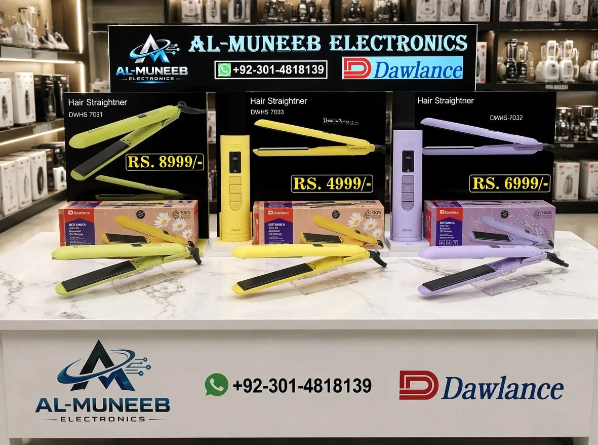 Dawlance Hair Straightener Collection | Professional Hair Styling | Official Warranty
