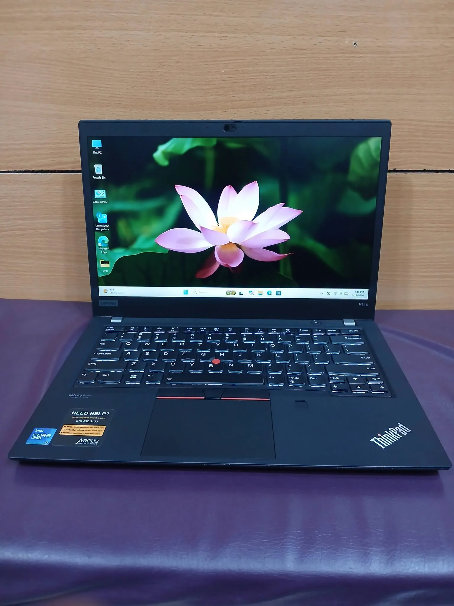 Lenovo ThinkPad P14s Gen 2 – Core i7 11th Gen