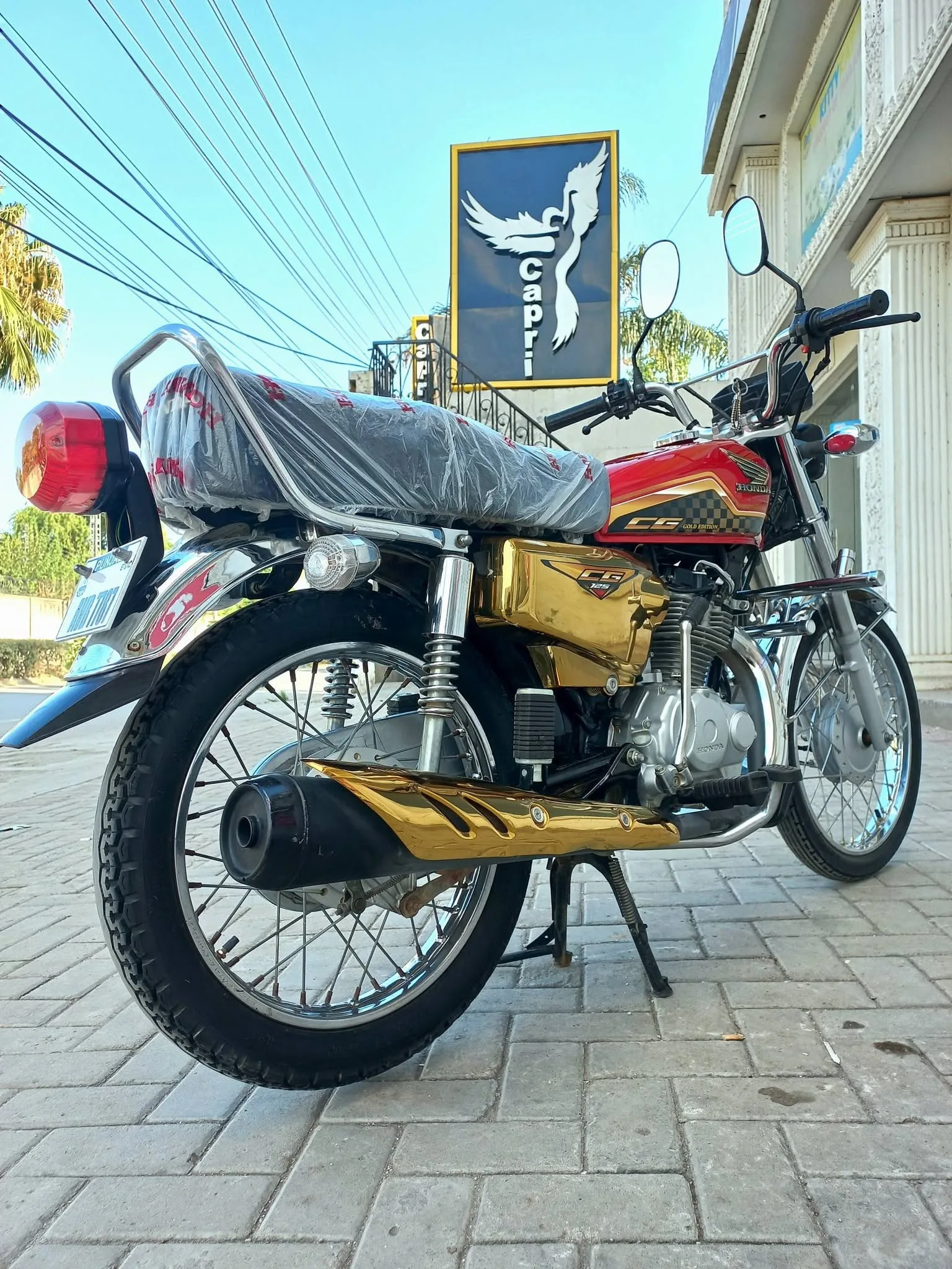 Honda CG 125S Gold Edition 2024 | Self Start | 1st Owner | Punjab Registered