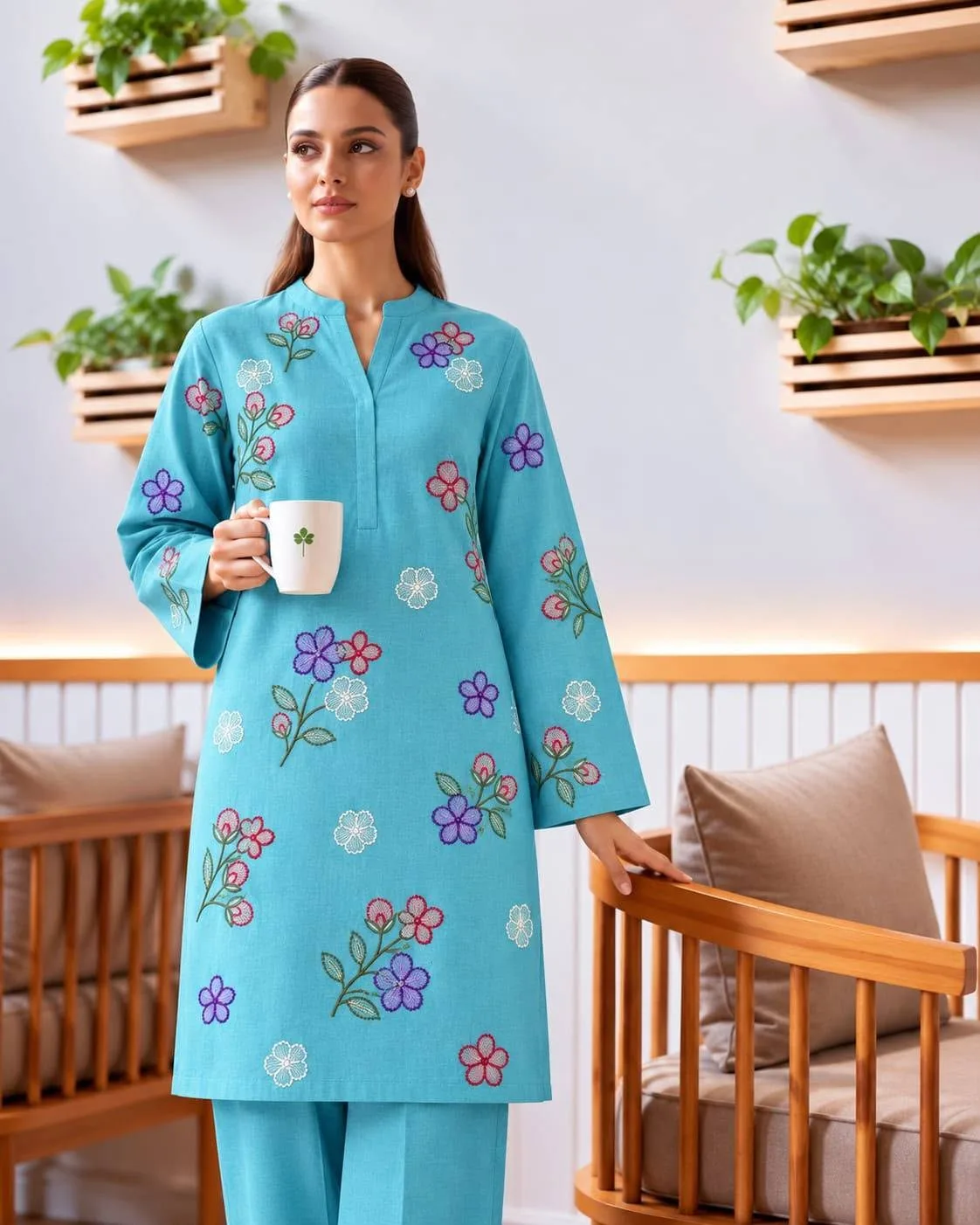 Karandi 2Pc Embroidered Collection | β¨ Elegant Karandi 2Pc Suit For Women β¨