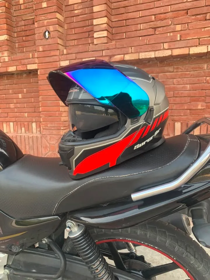 Super Air SP-912 Flip-Up Helmet | DOT Certified | Medium Size | Excellent Condition