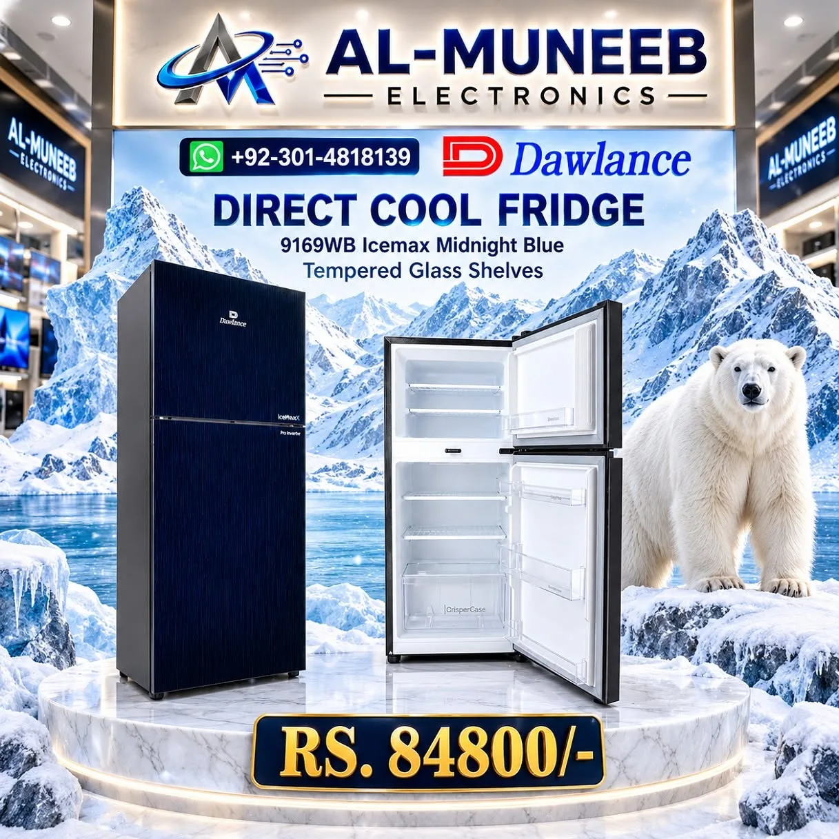 π§ Dawlance 9169WB Icemax Direct Cool Refrigerator