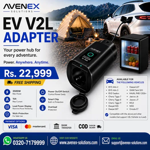 β‘ Avenex Ev V2l Adapter β Power Anywhere, Anytime! π