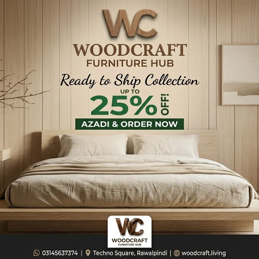 Woodcraft Furniture Hub: Ready to Ship Collection - Up to 25% Off!