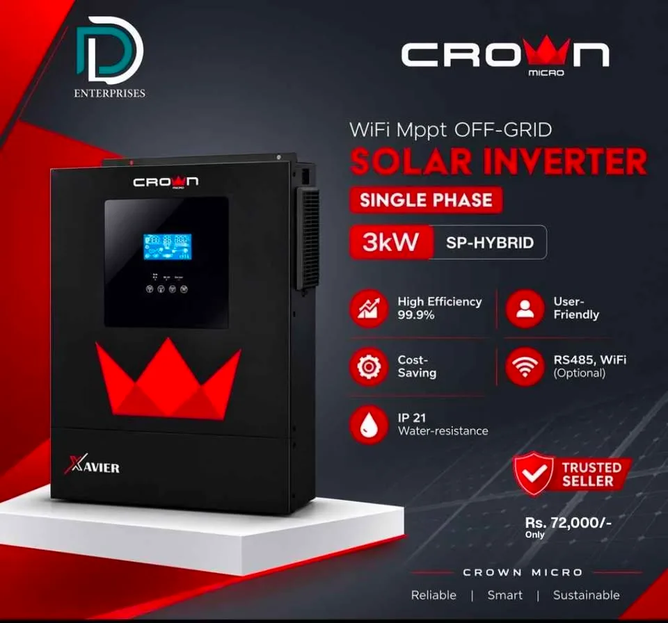 Crown Micro 3kW SP-Hybrid Inverter