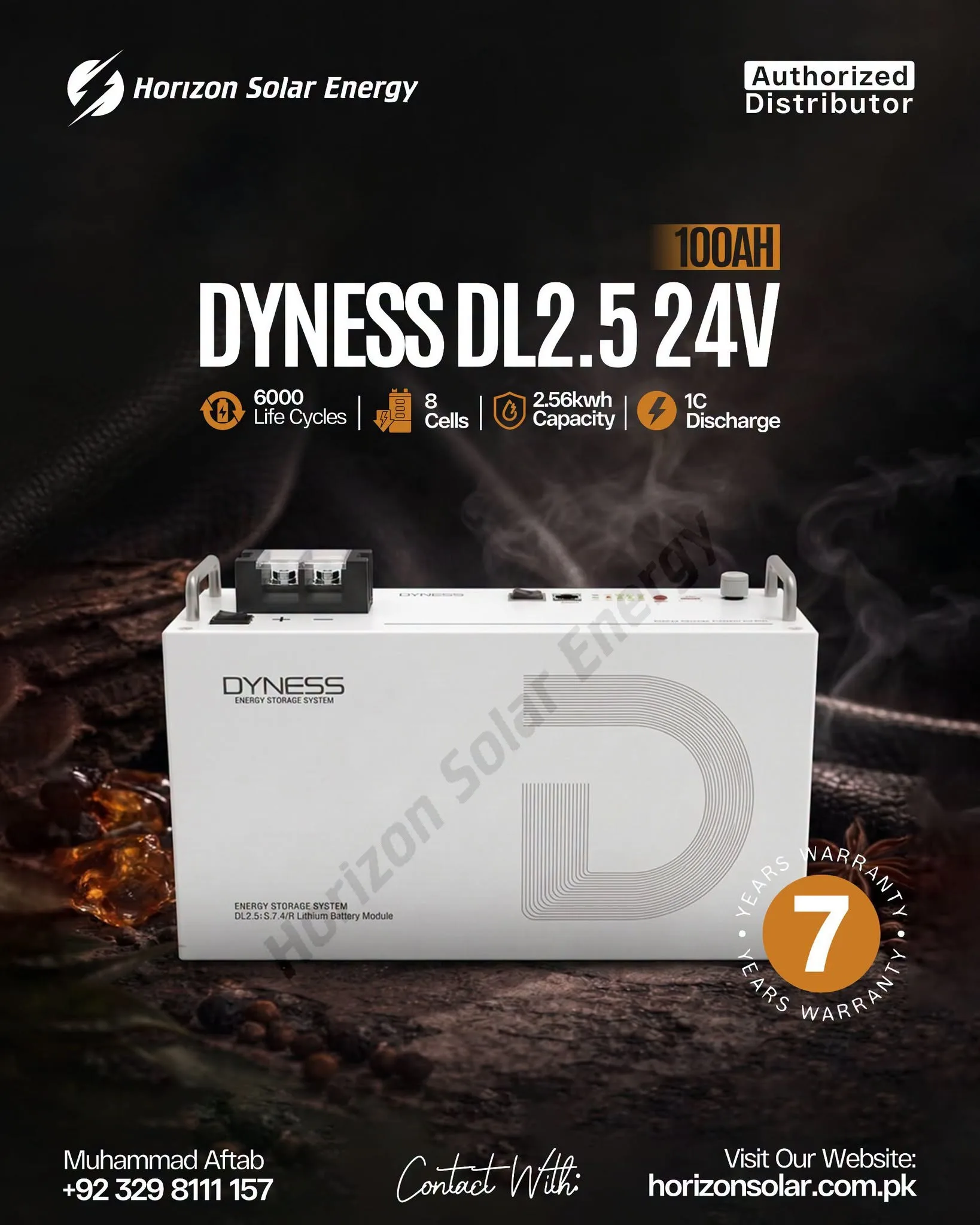 Dyness DL2.5 24V 100Ah Lithium Battery 🔋