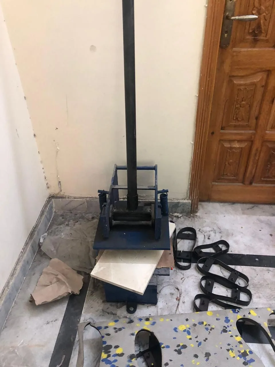 Home appliances shoe making machine
