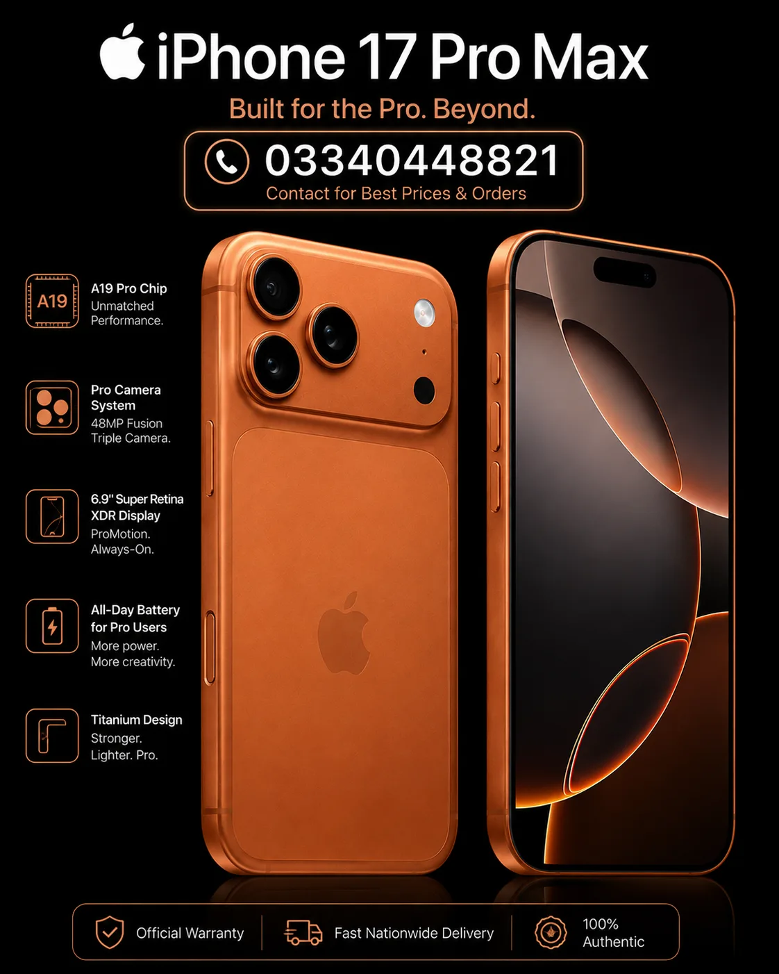 Mobile Phones iPhone 17 pro Max
