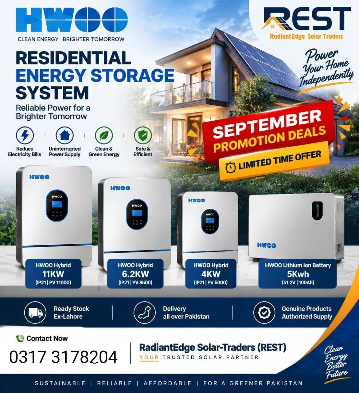 HWOO Residential Energy Storage System