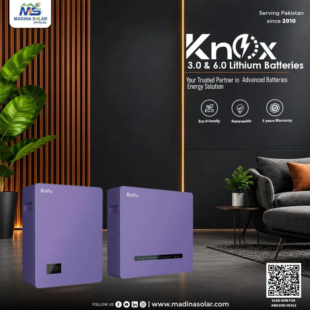 Knox Lithium Batteries β 3.0 & 6.0 π β‘ Knox Lithium Batteries Now Available