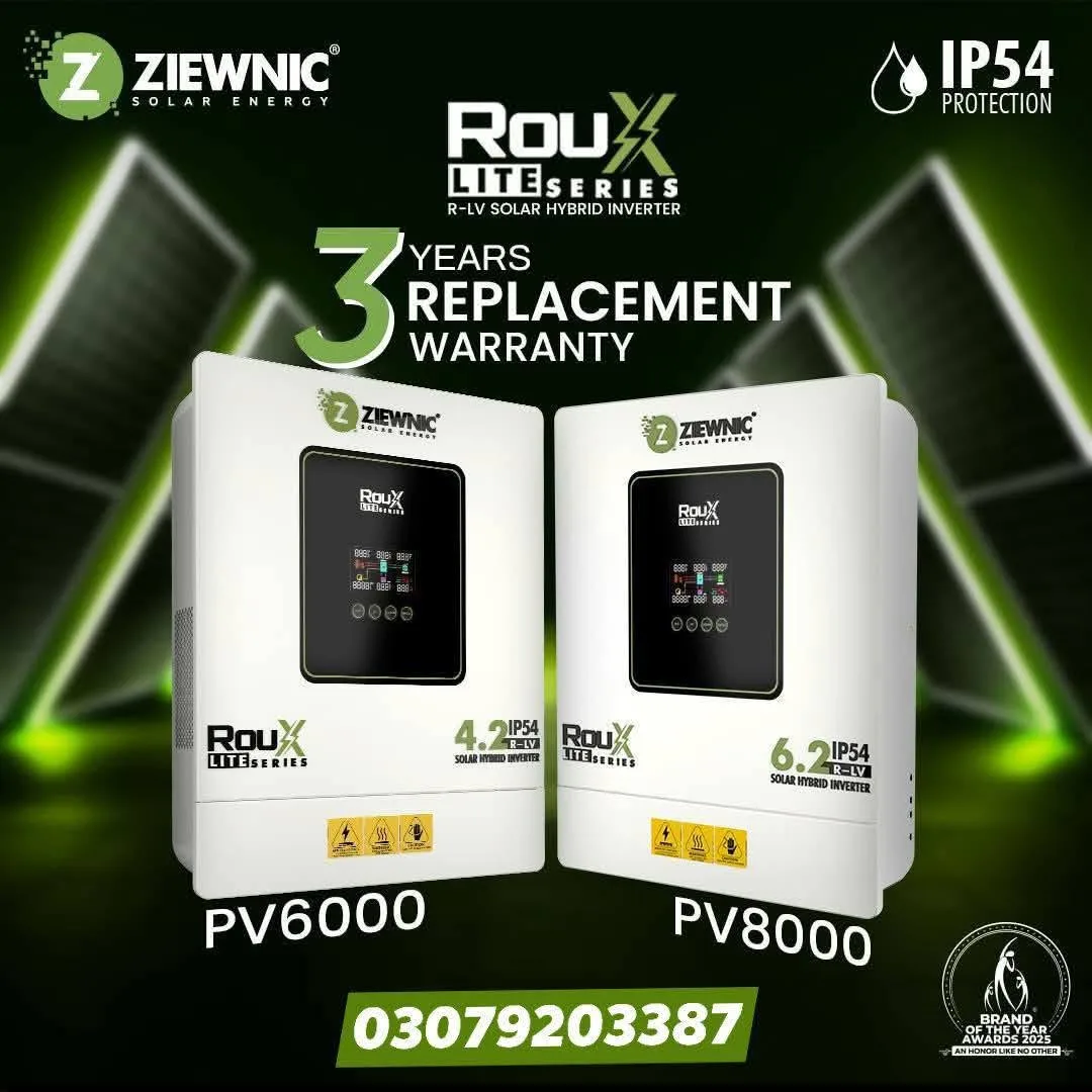 ⚡ ZIEWNIC RouX Lite Series IP54 Hybrid Inverters