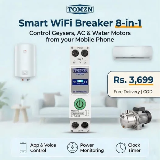 TOMZN Smart WiFi Breaker 8-in-1 ⚡📱