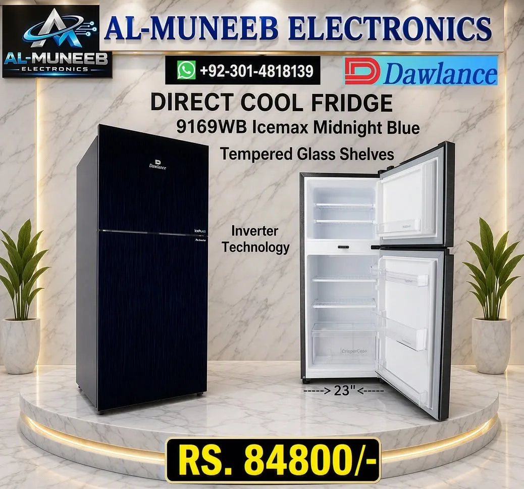 ❄️ Dawlance Double Door Direct Cool Fridge For Sale ❄️