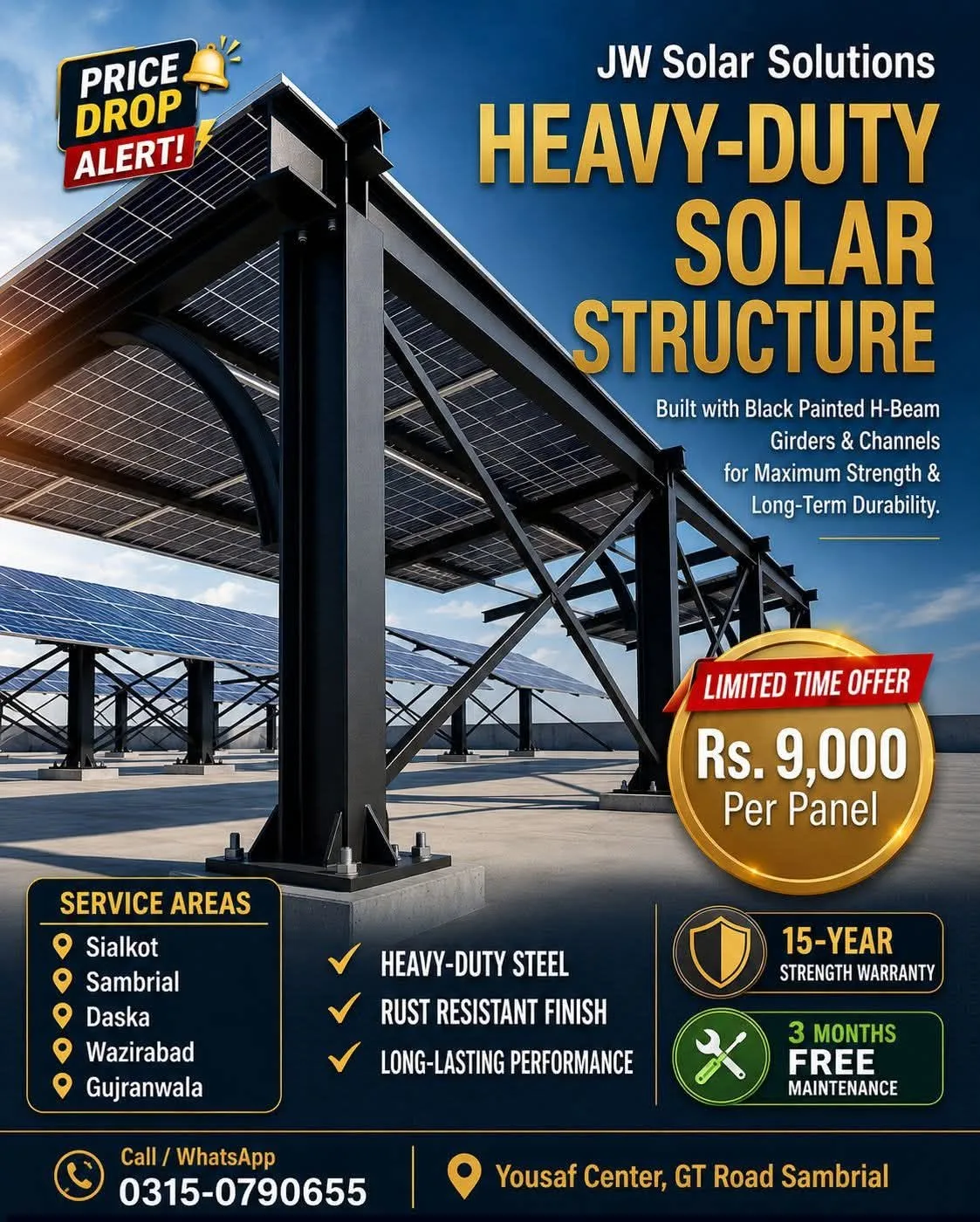 āļø Heavy-Duty Solar Structure ā Special Offer ā”