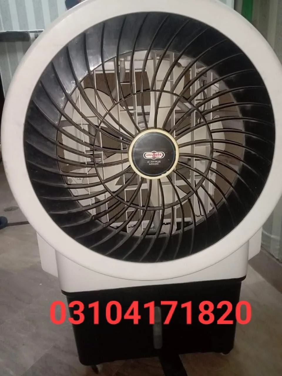 ❄️ Super Asia Air Cooler | Excellent Condition | 4 Ice Bottles Included