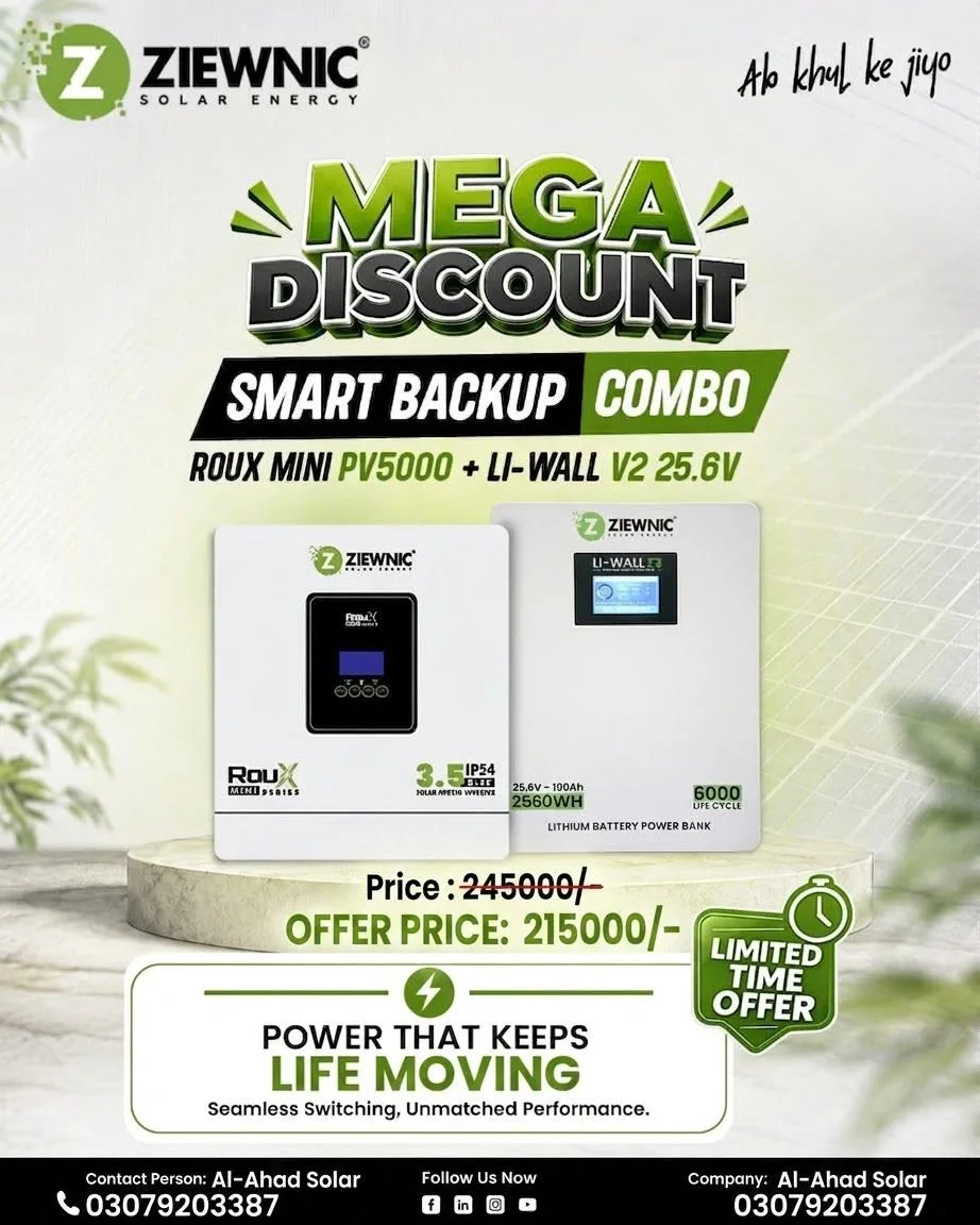 β‘ Ziewnic Mega Discount Smart Backup Combo β‘