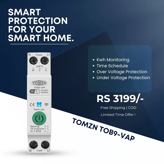 TOMZN TOB9-VAP Wi-Fi Smart Breaker ⚡🏠