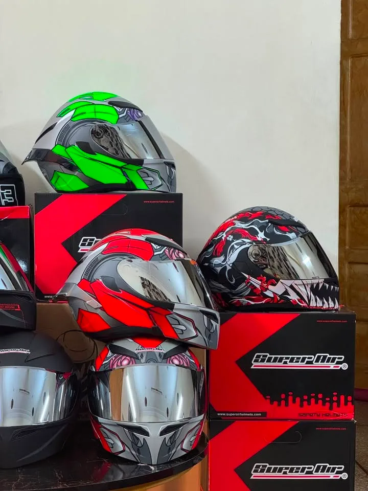 πͺ Super Air 902 Helmet β Complete Package